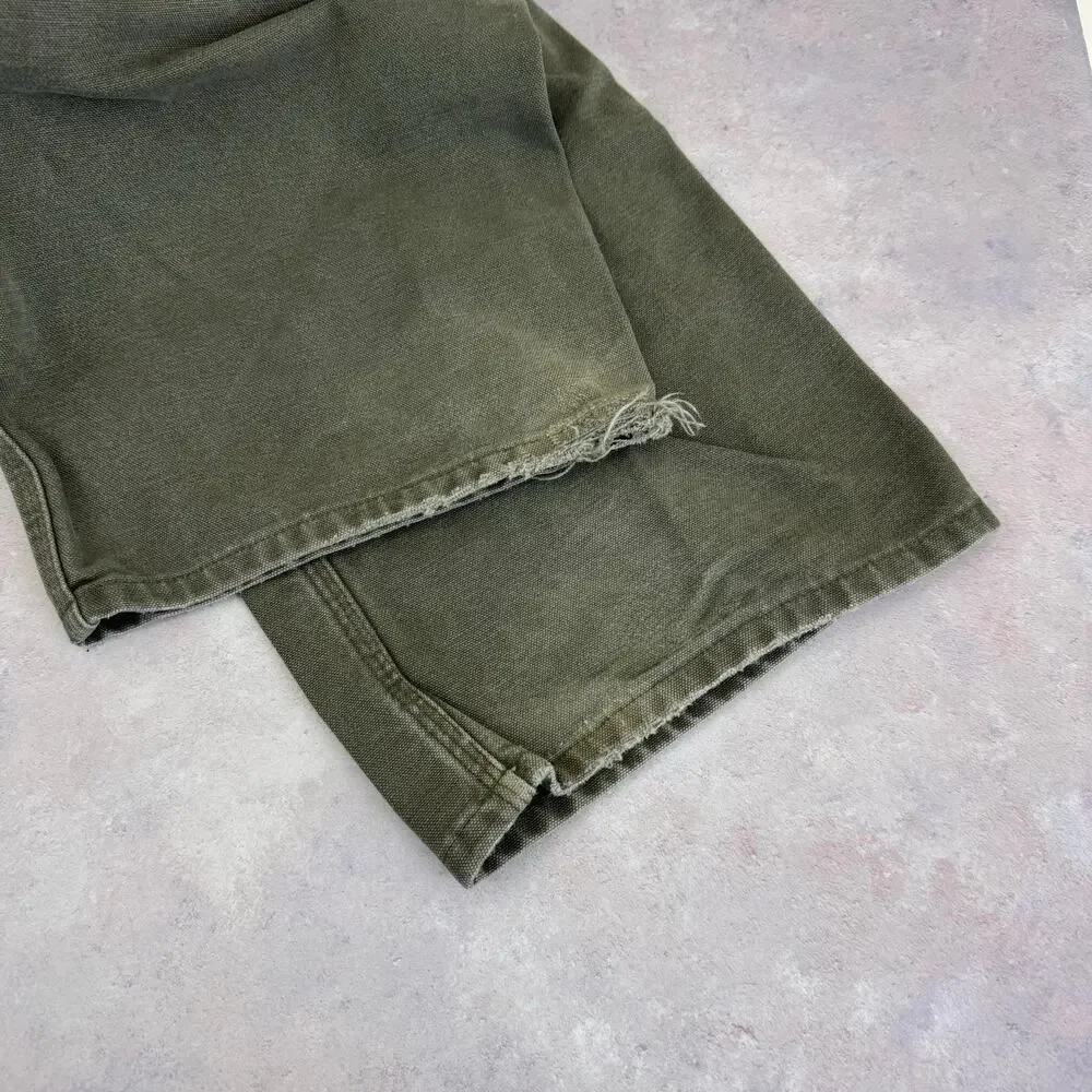 Carhartt Pants Men's 42x32 (Act 40x30) B11 MOS Dungaree Carpenter Canvas Read